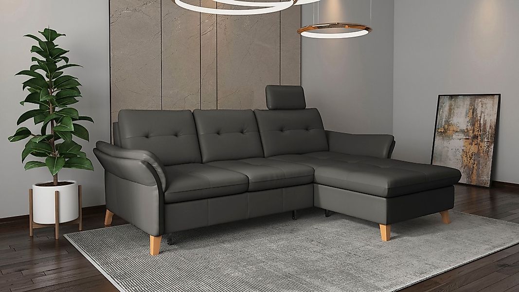 sit&more Ecksofa "Göteborg" Sitztiefenverstellung und Federkern, wahlweise günstig online kaufen