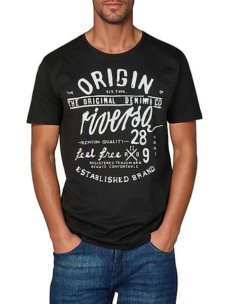 riverso Tshirt Herren Baumwolle Regular Fit RIVLeon günstig online kaufen