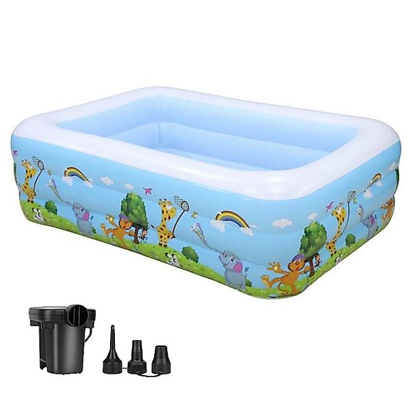 BlingBin Planschbecken Swimmingpool, 3 Ringen Aufblasbare günstig online kaufen