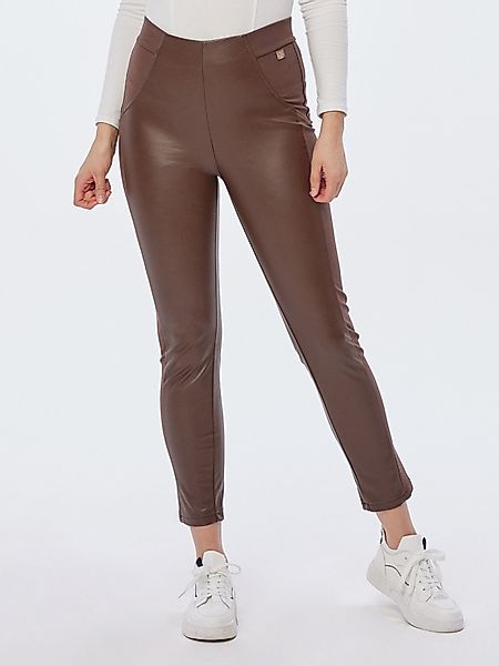 Georg Stiels Lederimitathose Leggings koerpernah mit günstig online kaufen