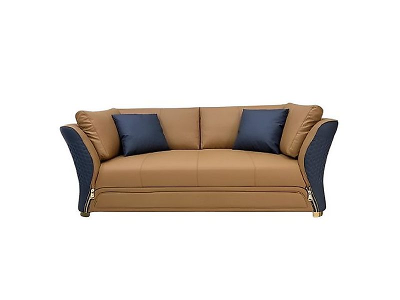 Xlmoebel Sofa Dreisitzer Ledersofa mit modernem Design und Polsterung für d günstig online kaufen