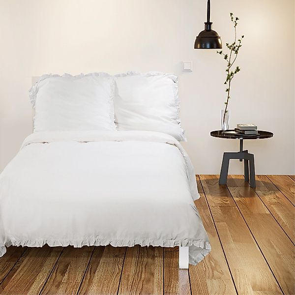 JEMIDI Bettwäsche Bettwäsche mit Rüschen Set - 220 x 240 cm Deckenbezug - D günstig online kaufen