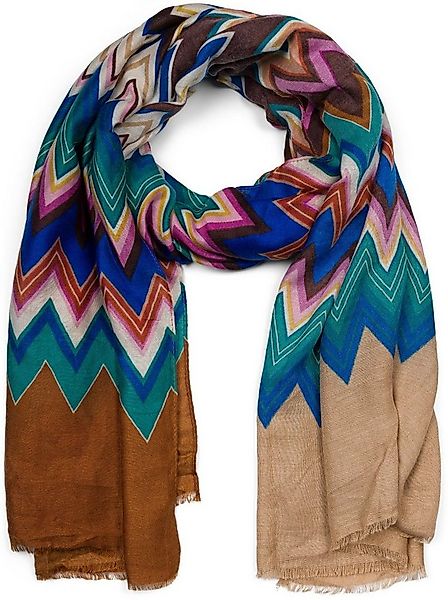 styleBREAKER Modeschal Schal mit Zick-Zack Muster, (1-St) günstig online kaufen
