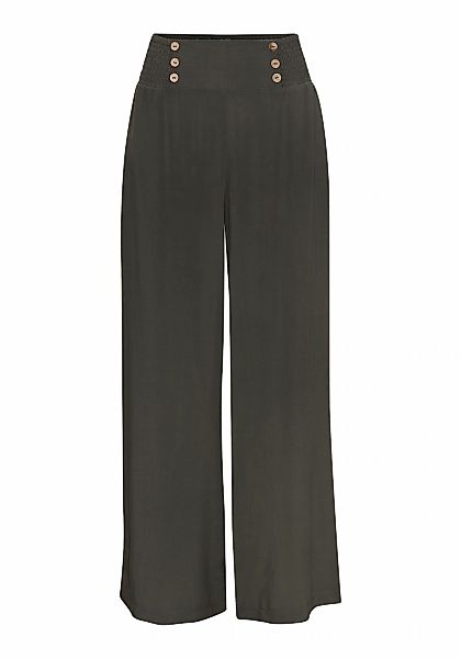 LASCANA Palazzohose, mit Taschen, Sommerhose, Wide-Leg günstig online kaufen