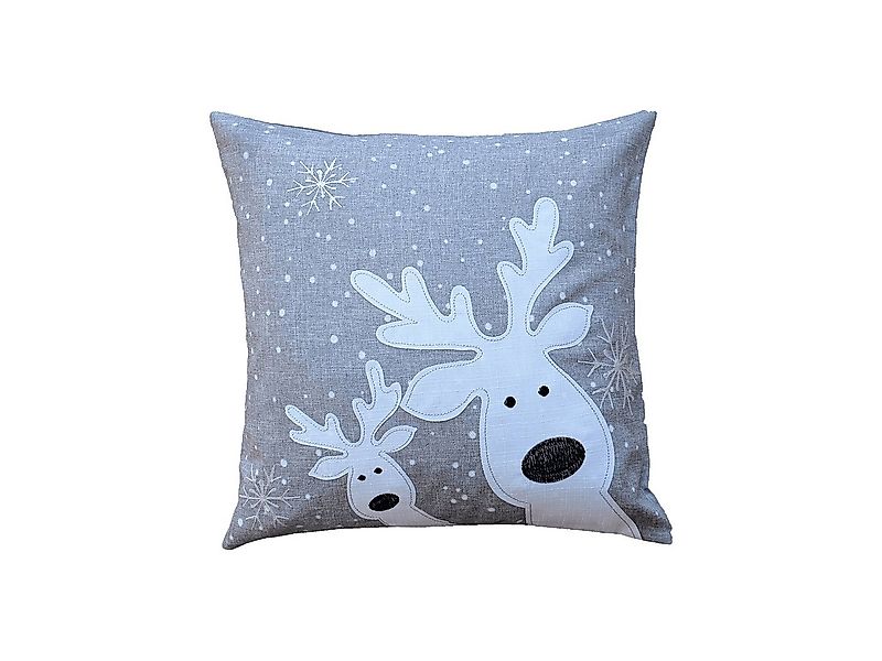 Raebel Kissenbezug Kissenhülle "Lustige Elche", 40 x 40 cm günstig online kaufen