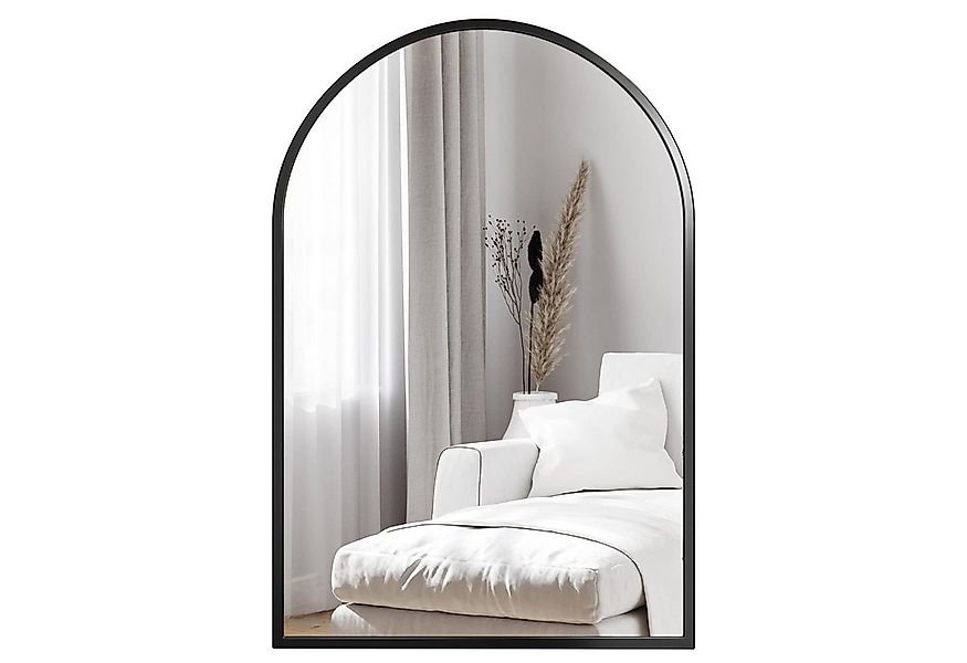 Dripex Wandspiegel Rundbogen Schminkspiegel dekorativer Spiegel mit Alumini günstig online kaufen