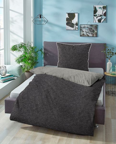 Biberna Wendebettwäsche Hermal, Flanell, 2 teilig, günstig online kaufen