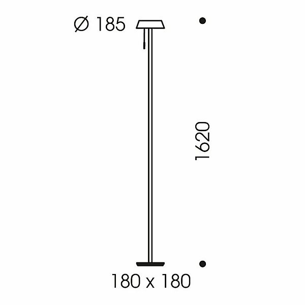 OLIGO Glance LED-Stehlampe schwarz matt günstig online kaufen