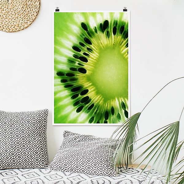 Poster - Hochformat Shining Kiwi günstig online kaufen