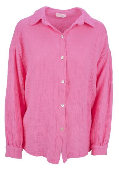 Seasons of April Hemdbluse Oversized Musselinbluse günstig online kaufen