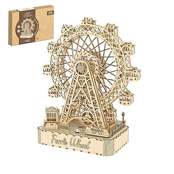 Esun 3D-Puzzle 3D Holzpuzzle, Rotierendes Riesenrad günstig online kaufen