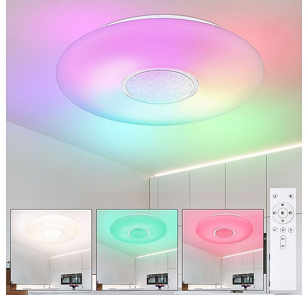 GLOBO LIGHTING LED Deckenleuchte, LED-Leuchtmittel fest verbaut, Warmweiß, günstig online kaufen