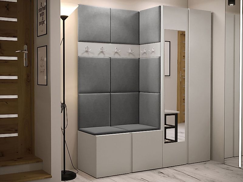 MIRJAN24 Garderoben-Set Orion XII, (Komplett-Set, Schrank, Schrank mit Spie günstig online kaufen