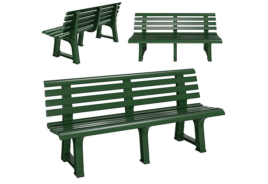 Casaria Gartenbank Orchidea, Sitzbank Wetterfest Kunststoff 240kg Belastbar günstig online kaufen