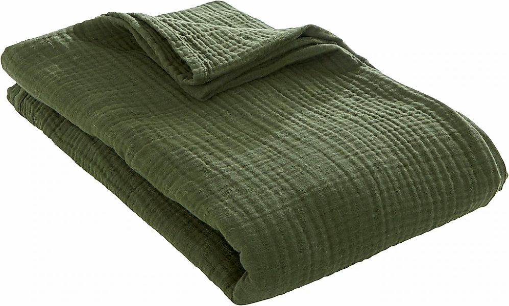 LeGer Home by Lena Gercke Wohndecke "HEVIN" Tagesdecke im Baumwoll-Crinkle- günstig online kaufen