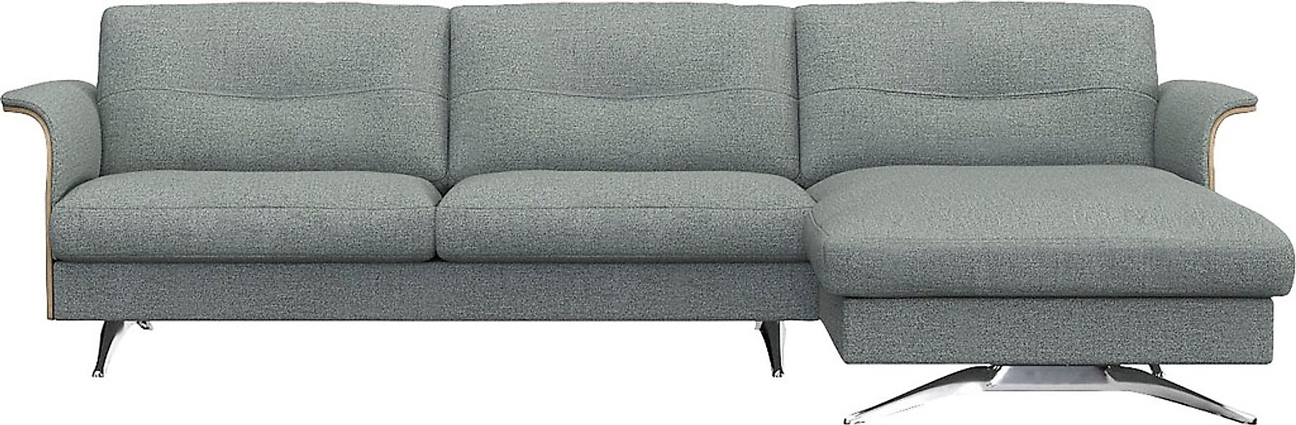 FLEXLUX Ecksofa "Glow bequem und komfortabel durch hochwertigen Sitzaufbau, günstig online kaufen