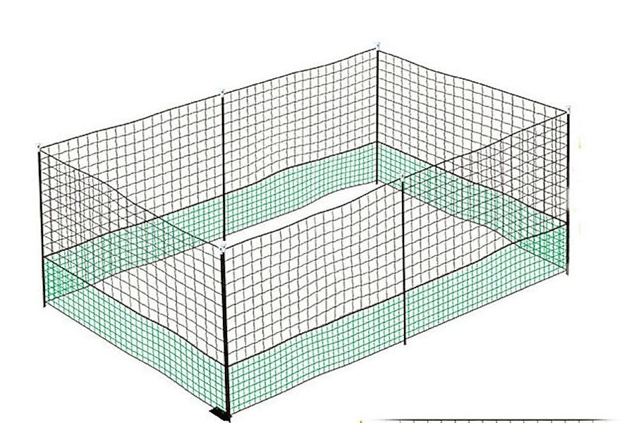 BruKa Hühnerzaun Geflügelnetz 125cm Hühnernetz Hühnerzaun günstig online kaufen