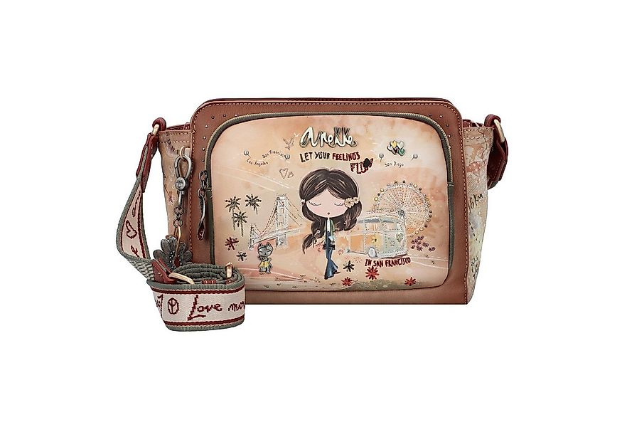 Anekke Umhängetasche Peace & Love, Polyester günstig online kaufen