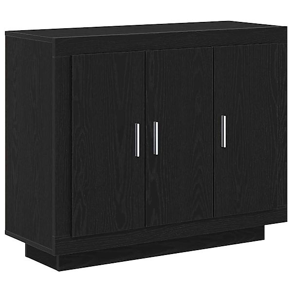 vidaXL Sideboard Schwarz 92 x 35 x 75 cm Holzwerkstoff 862750 günstig online kaufen