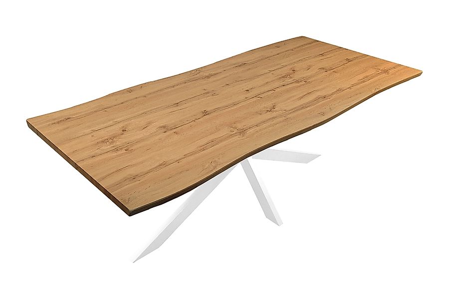 Loreno® Esstisch Josy, verschiedene Holz-Optik, Baumkante, günstig online kaufen