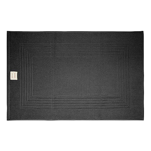 Dyckhoff Badvorlegerset Nature Anthrazit 50 x 80 cm 3-tlg. günstig online kaufen