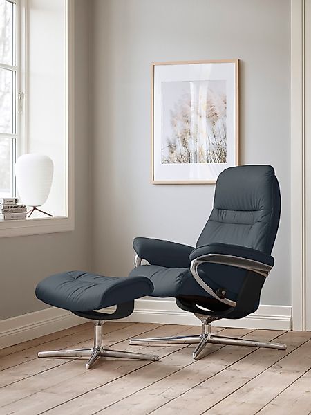 Stressless Relaxsessel "Sunrise" mit Cross Base, Größe S, M & L, Holzakzent günstig online kaufen