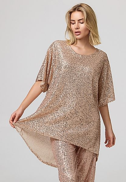 Worldclassca Paillettenshirt Worldclassca Paillettenshirt Oversize Bluse günstig online kaufen