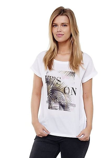 Decay T-Shirt mit Tropical-Print günstig online kaufen