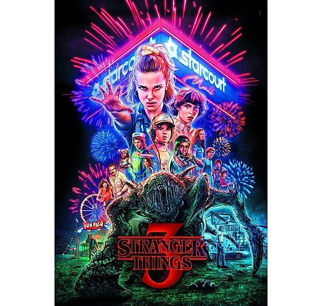 Clementoni® Puzzle Stranger Things Puzzle 1000Stück, Puzzleteile günstig online kaufen