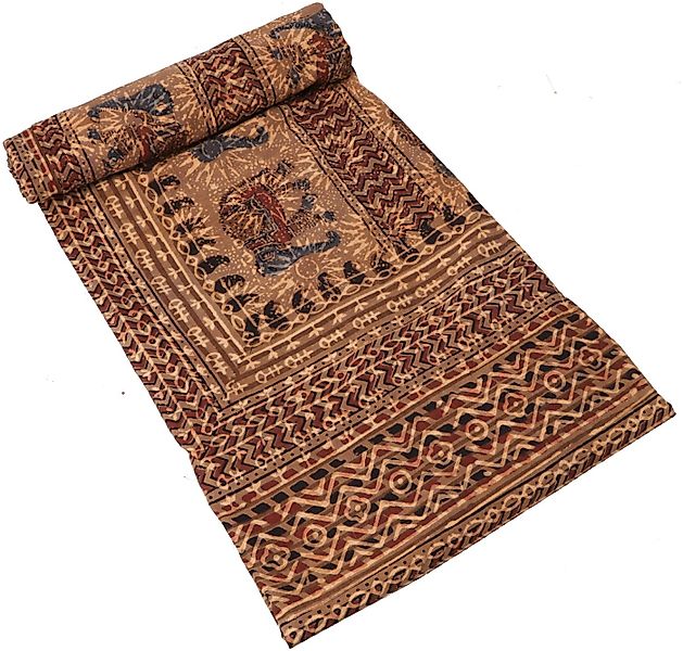 Guru-Shop Tagesdecke Blockdruck Tagesdecke, Bett & Sofaüberwurf,.. günstig online kaufen