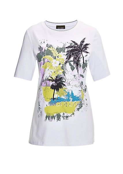 GOLDNER Print-Shirt "Druckshirt aus pflegeleichtem Baumwoll-Jersey" Ausschn günstig online kaufen
