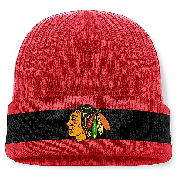Fanatics Bommelmütze "Fanatics Mütze Chicago Blackhawks A/ Beanie Cuff" günstig online kaufen
