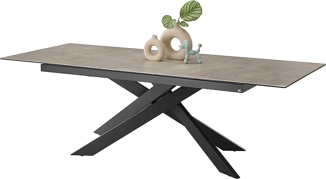 set one by Musterring Esstisch »Baltimore« Platte aus Glas-Keramik, auszieh günstig online kaufen