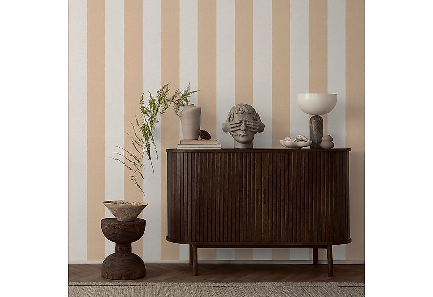 A.S. Création Vliestapete Pure Elegance Streifen Tapete Mustertapete Landha günstig online kaufen