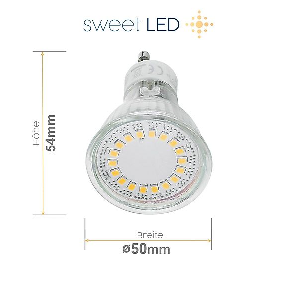 Sweet LED LED-Leuchtmittel 12er Set GU10 günstig online kaufen