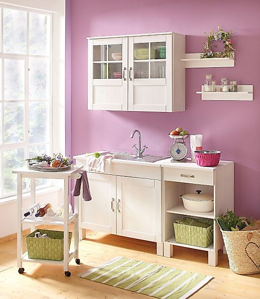 Home affaire Pantryküche Alby, Breite 150 günstig online kaufen