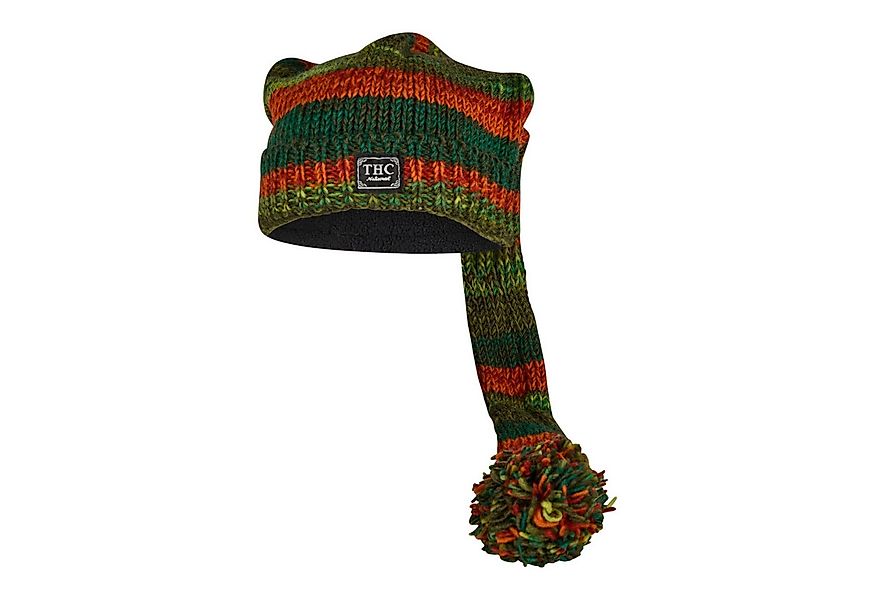 THC Natural Line Strickmütze THC Schafwoll Zipfelmütze 804 grün (1 Stück, 1 günstig online kaufen