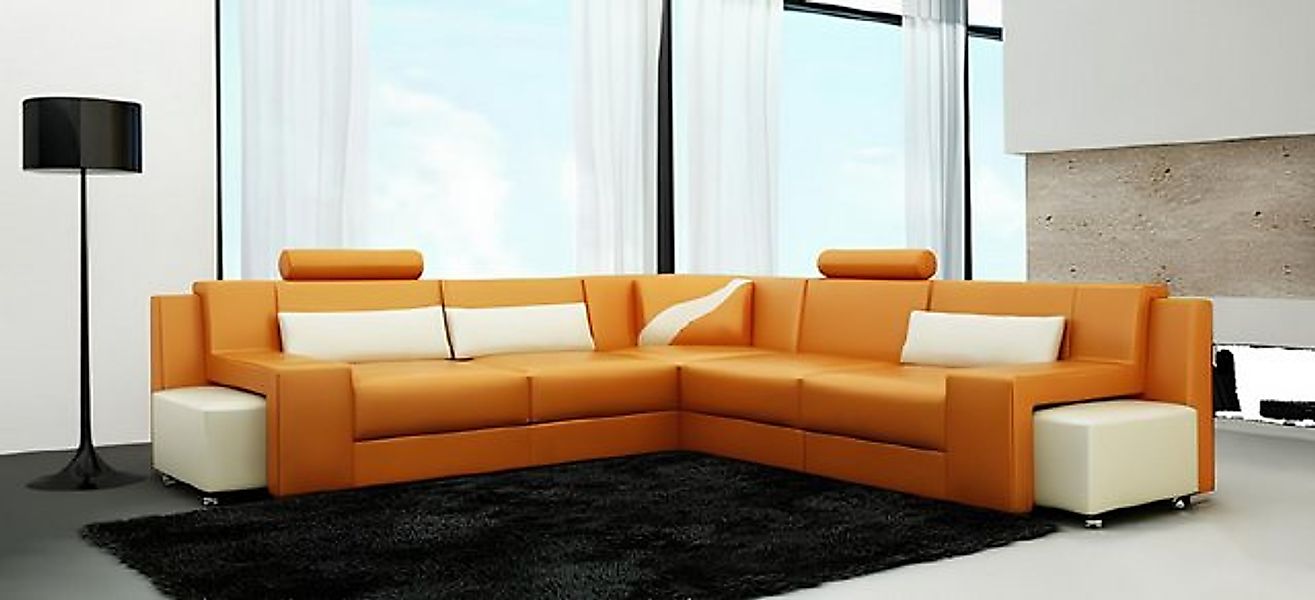 JVmoebel Ecksofa Wohnlandschaft Polster Ecke Eck Sofa Sitz Couch Garnitur L günstig online kaufen