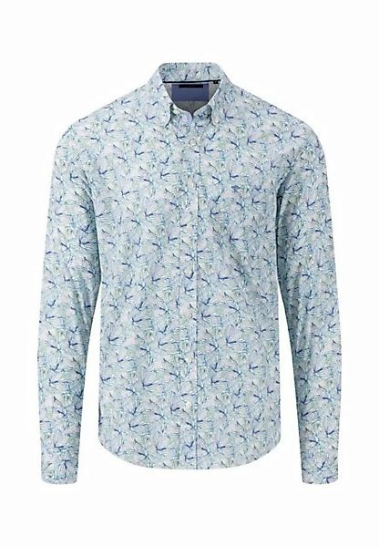 FYNCH-HATTON Langarmhemd Baumwollhemd mit floralem Print günstig online kaufen