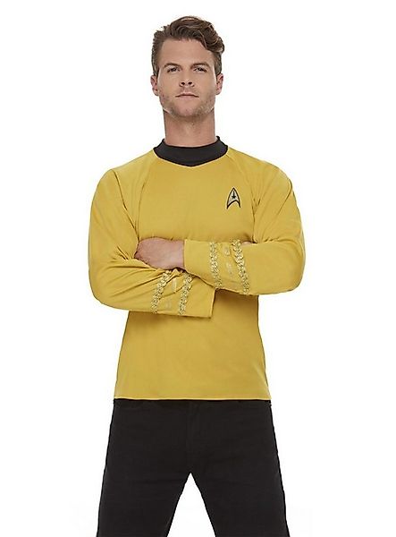 Smiffys Kostüm Star Trek – Raumschiff Enterprise Uniform gold, Langärmelige günstig online kaufen