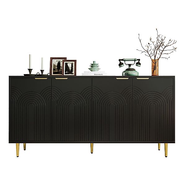 SOFTWEARY Sideboard Breite 160 cm (160/40/80 günstig online kaufen