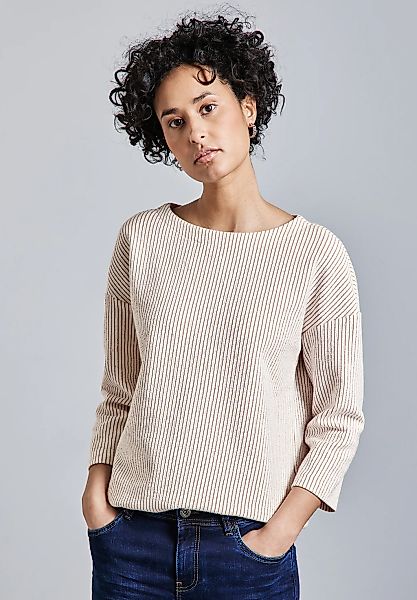 STREET ONE 3/4-Arm-Shirt, mit U-Boot-Ausschnitt günstig online kaufen