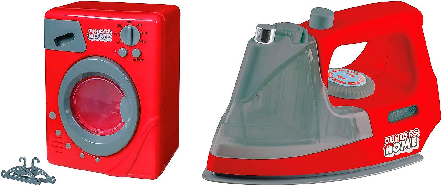 Happy People Kinder-Haushaltsset Waschmaschine und Bügeleisen, günstig online kaufen