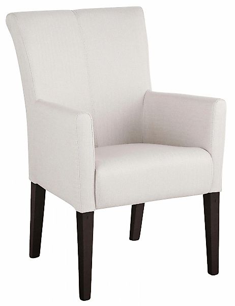 Home affaire Esszimmerstuhl "King" () Polsterstuhl, Armlehnstuhl, Gestell M günstig online kaufen