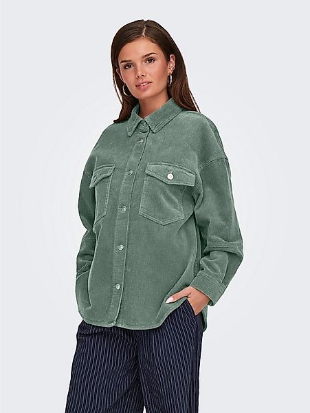 ONLY Hemdbluse ONLTIGGY L/S CORD SHACKET PNT Baumwolle, oversize günstig online kaufen