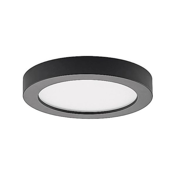 PRIOS LED Deckenleuchte Edwina 9917075 Modern in Schwarz aus Aluminium 1-fl günstig online kaufen