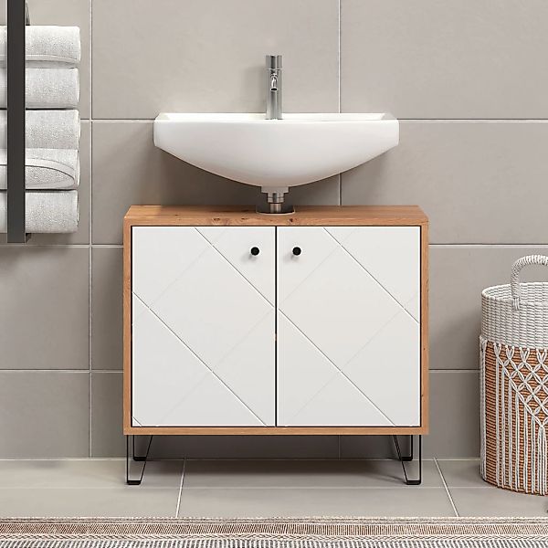 PLACES OF STYLE Waschbeckenunterschrank "Tarragona" 1 Stk. tlg. Waschbecken günstig online kaufen