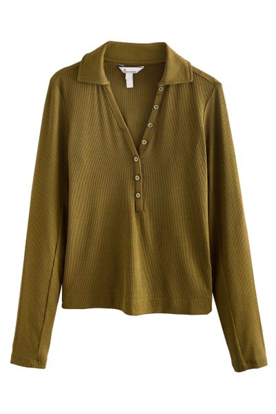 Next Langarm-Poloshirt Langärmeliges Oberteil mit Polokragen günstig online kaufen