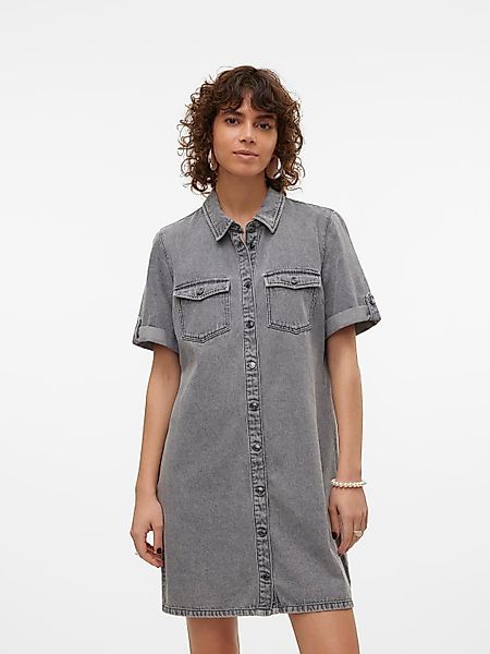 Vero Moda Jeanskleid "VMJENNIE SS SHORT DENIM DRESS NOOS" günstig online kaufen