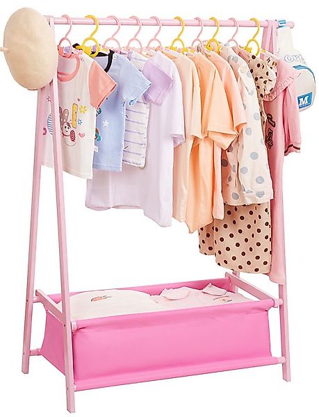 Yorbay Kleiderständer Kinder mit Aufbewahrungsbox, 86x36x106 cm, (Kleiderst günstig online kaufen